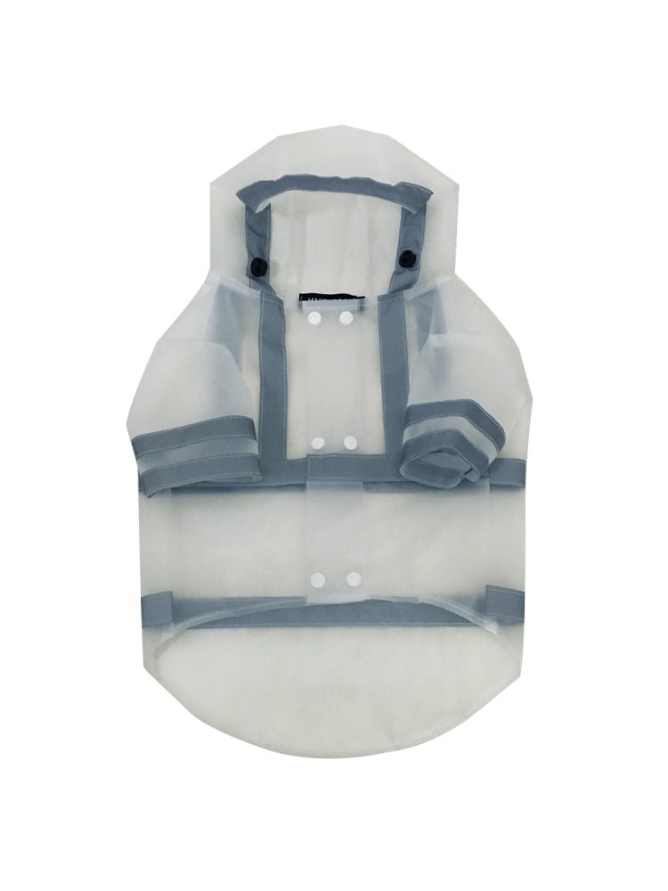 Transparent Reflective Dog Raincoat | Waterproof TPU | Sizes S–XXL - Pet And Wells