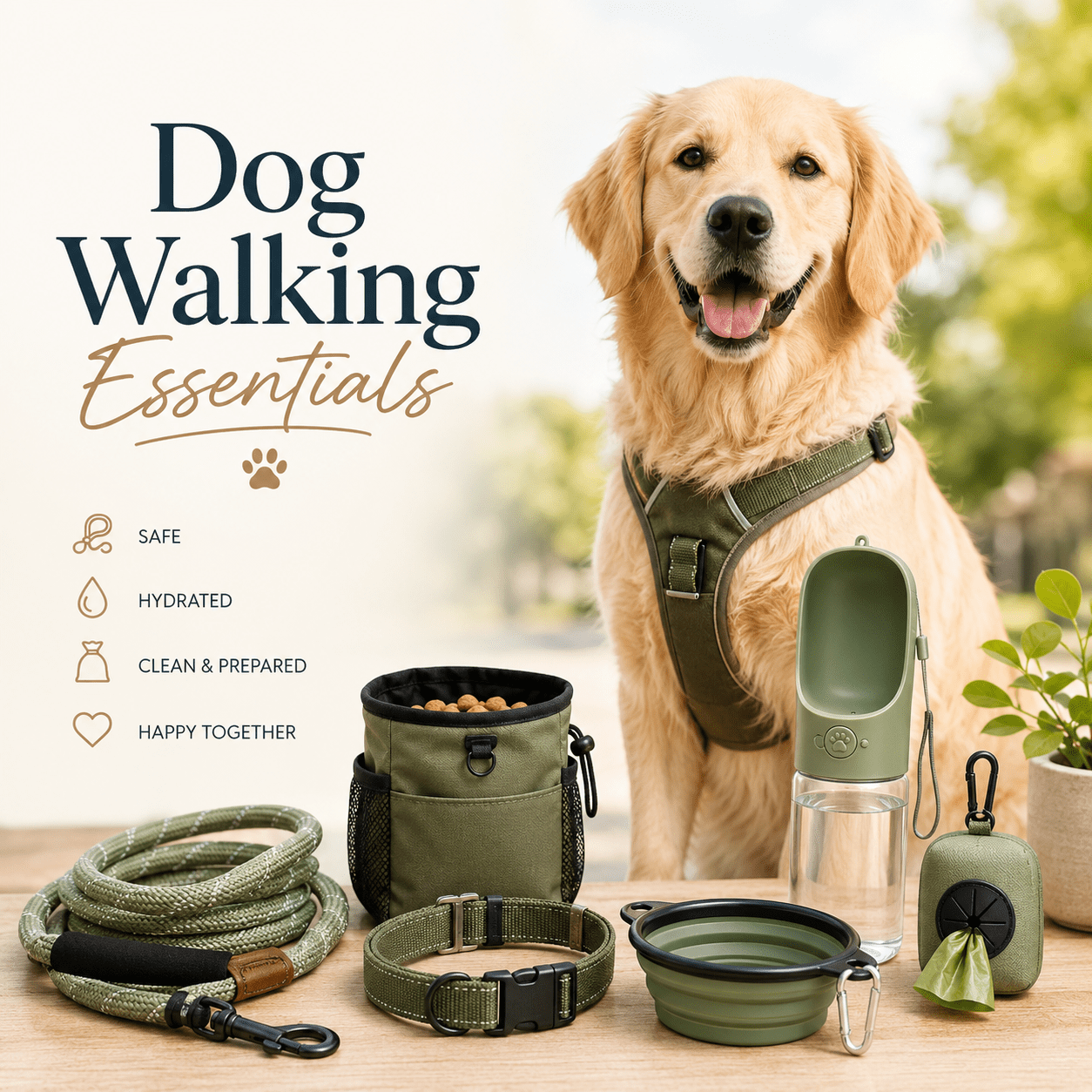 Dog Walking Essentials - Pet And Wells