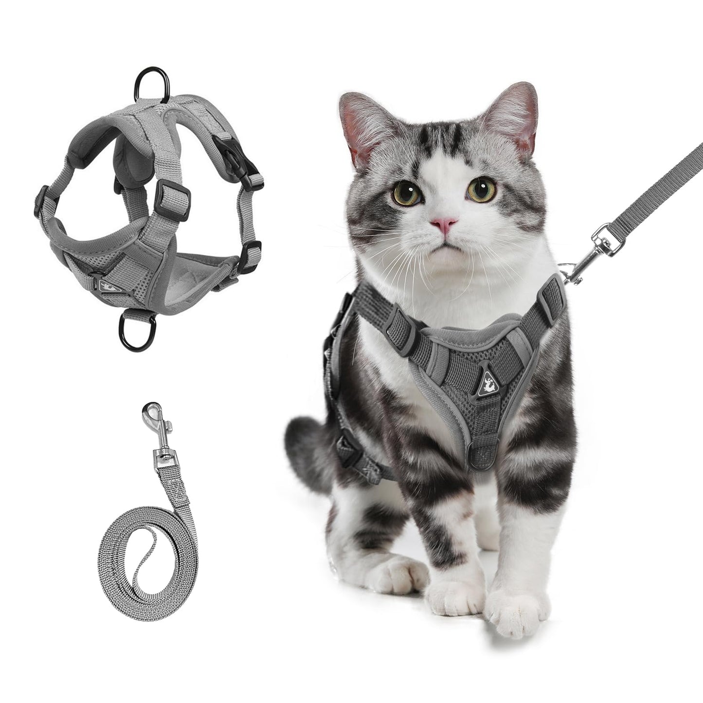 Mesh Cat Harness & Leash Set – Adjustable, Anti-Escape