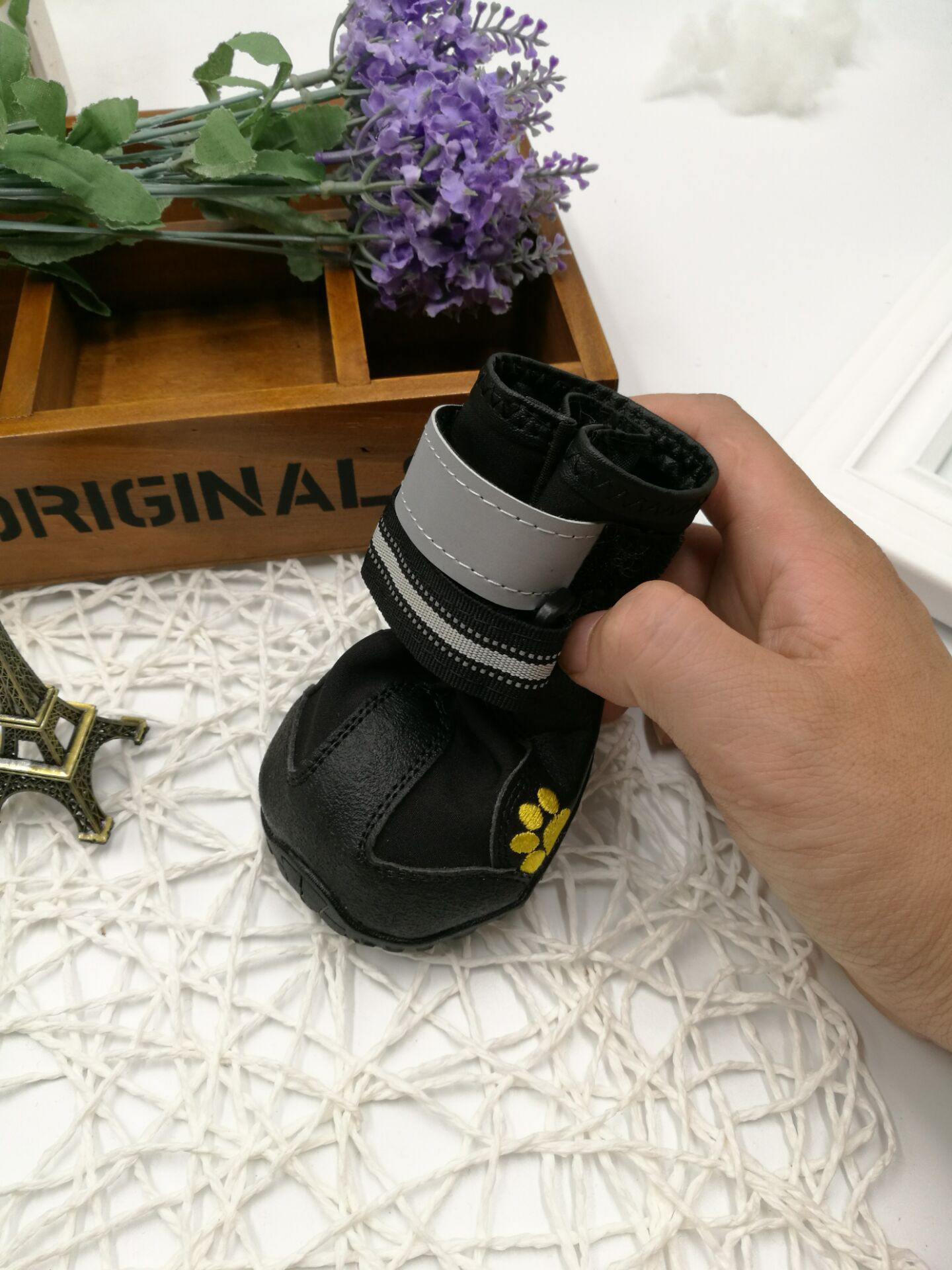Waterproof Non-Slip Dog Shoes – Adjustable Strap, All Sizes
