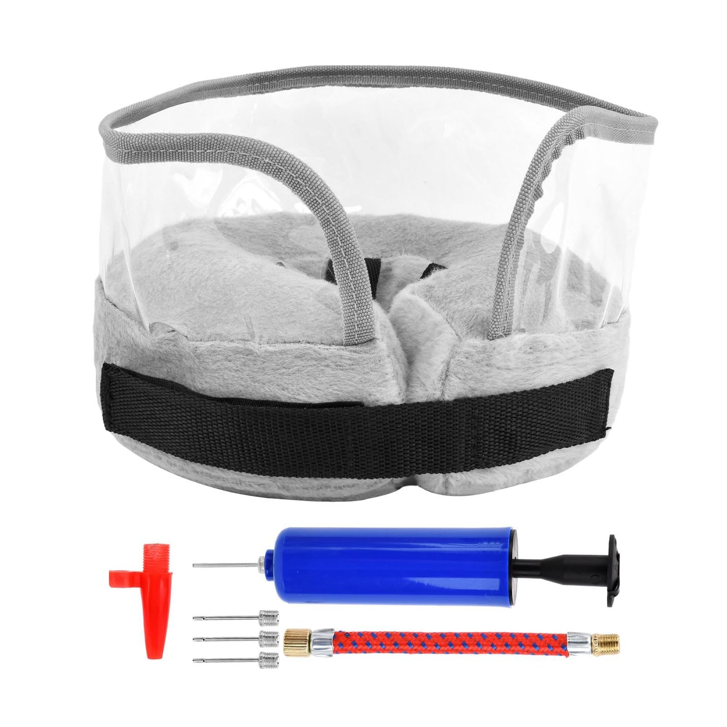 Inflatable Recovery Cone for Dogs – 8-Pack, No-Vision-Block (Small)
