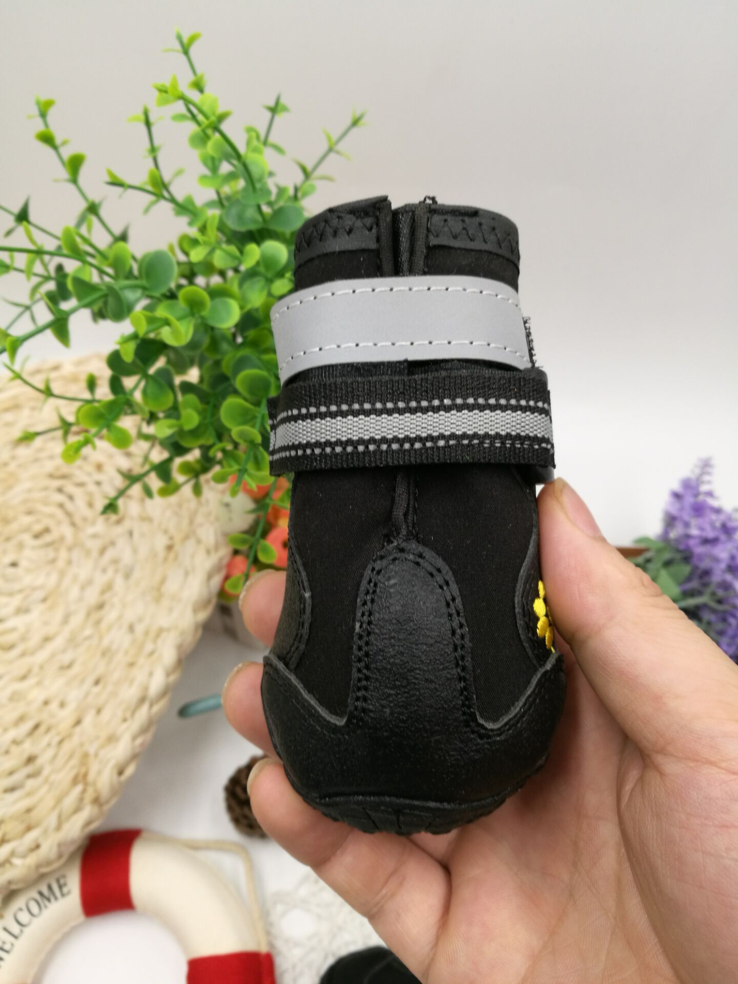 Waterproof Non-Slip Dog Shoes – Adjustable Strap, All Sizes