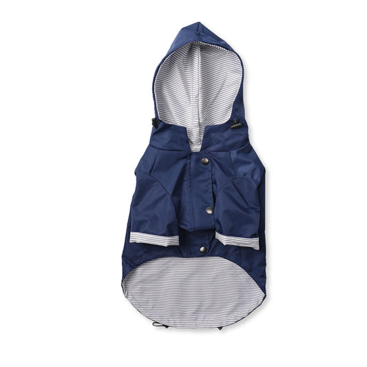 Windproof Retro Padded Dog Raincoat | All-Weather | Sizes S–5XL