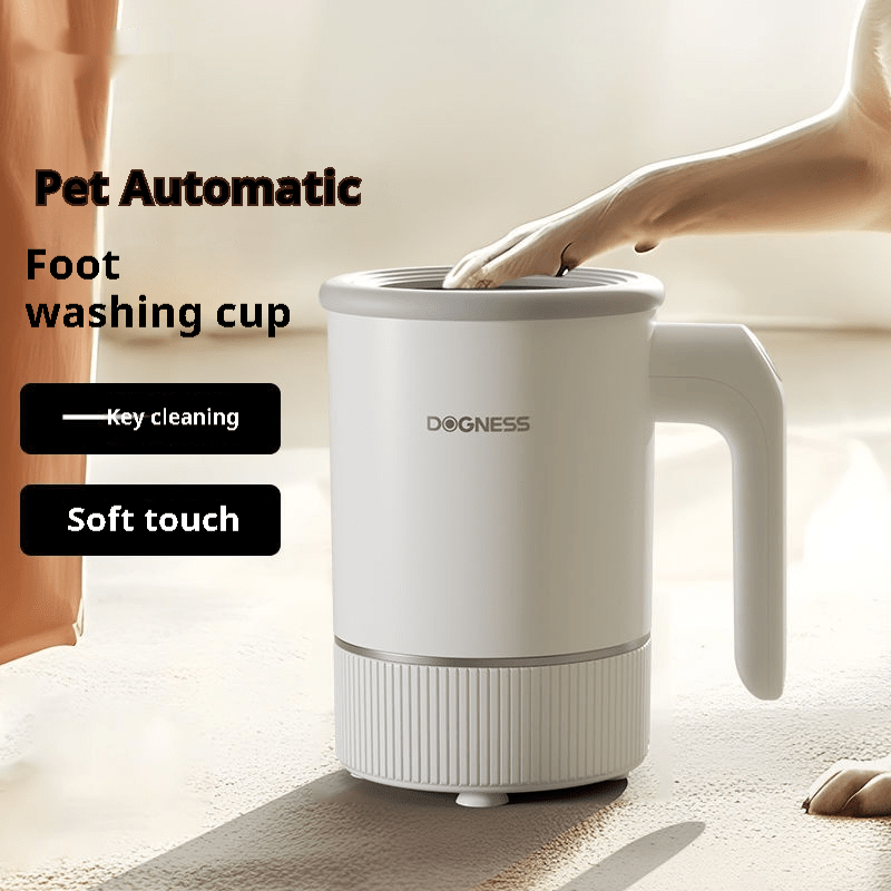 Automatic Electric Pet Paw Cleaner & Massager – Gentle Silicone Mud Washer for Dogs & Cats - Pet And Wells