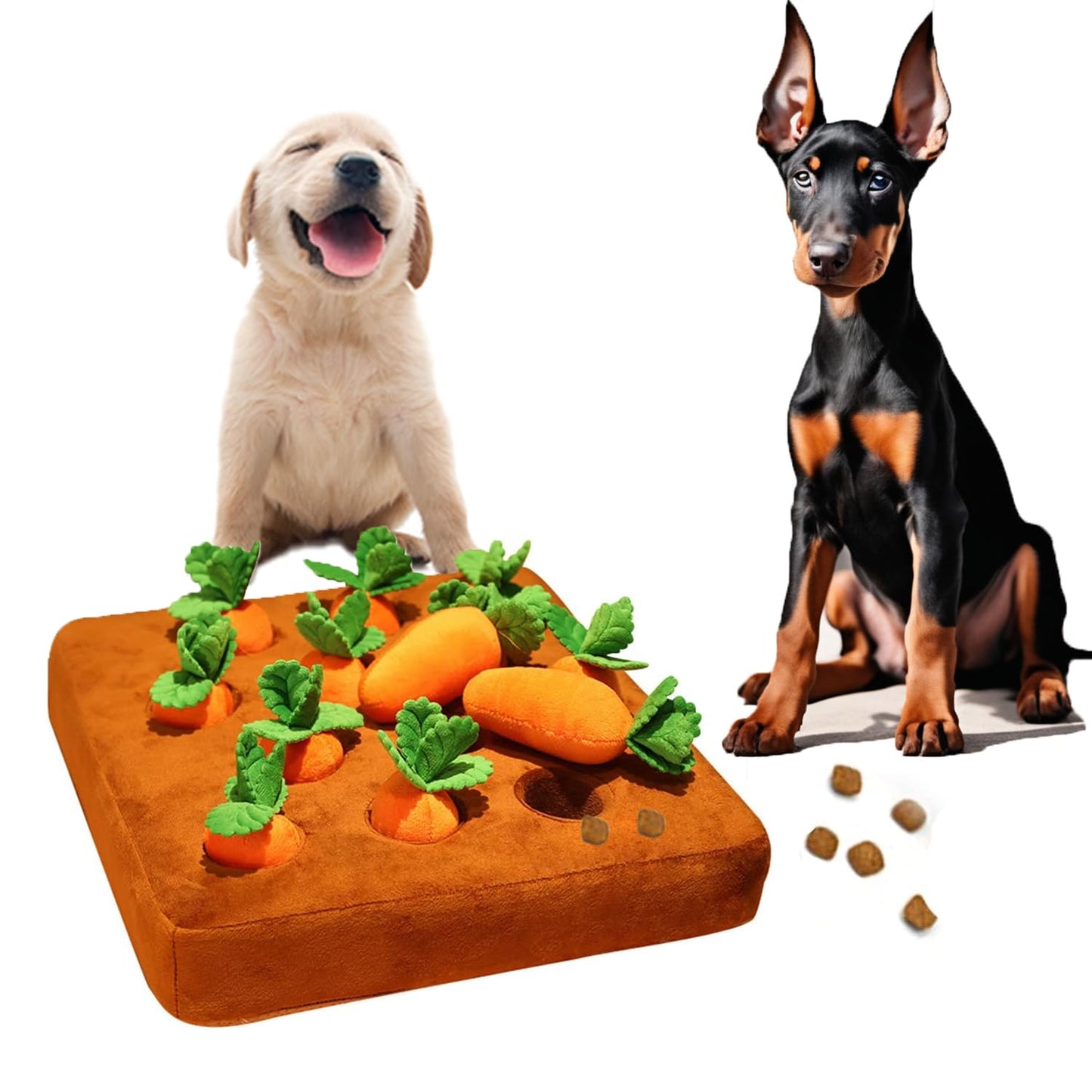 Cabeeskii RootHarvest™ Cognitive Carrot Foraging Mat - Pet And Wells boredombusterpet carrot foraging mat