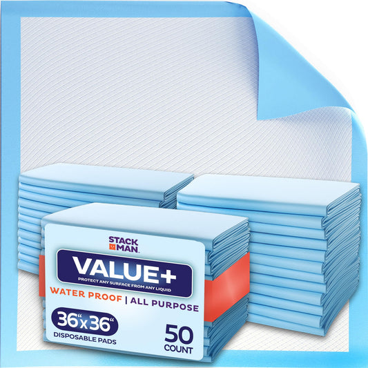 Chucks DryLock™ Ultra-Capacity 36x36 Training Shield (50-Pack) - Pet And Wells