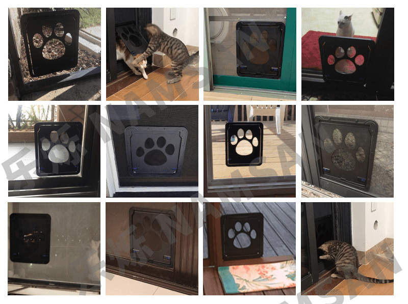 Creative Pet Door with Scratch-Resistant Design - Pet And Wells