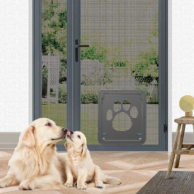 Creative Pet Door with Scratch-Resistant Design - Pet And Wells