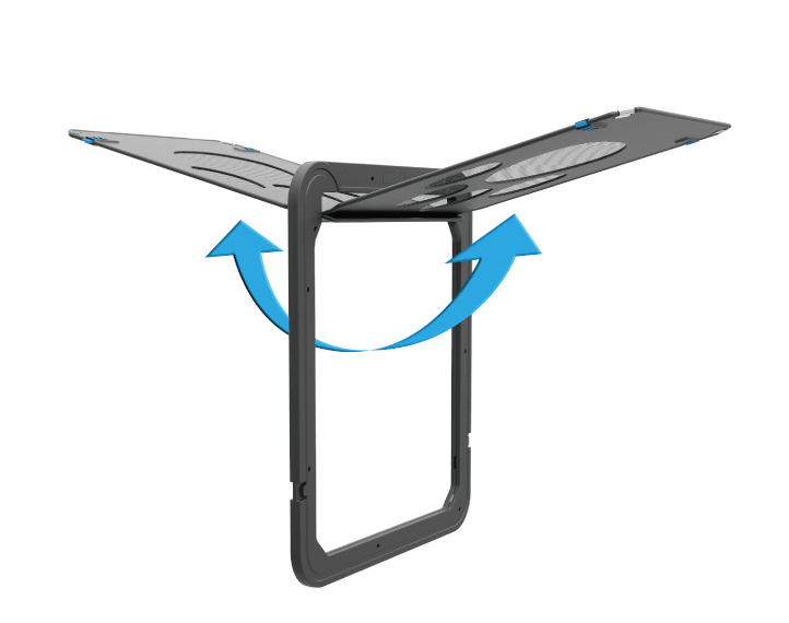 Creative Pet Door with Scratch-Resistant Design - Pet And Wells