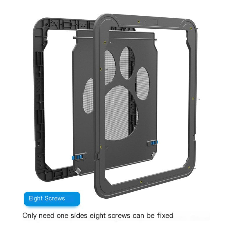 Creative Pet Door with Scratch-Resistant Design - Pet And Wells