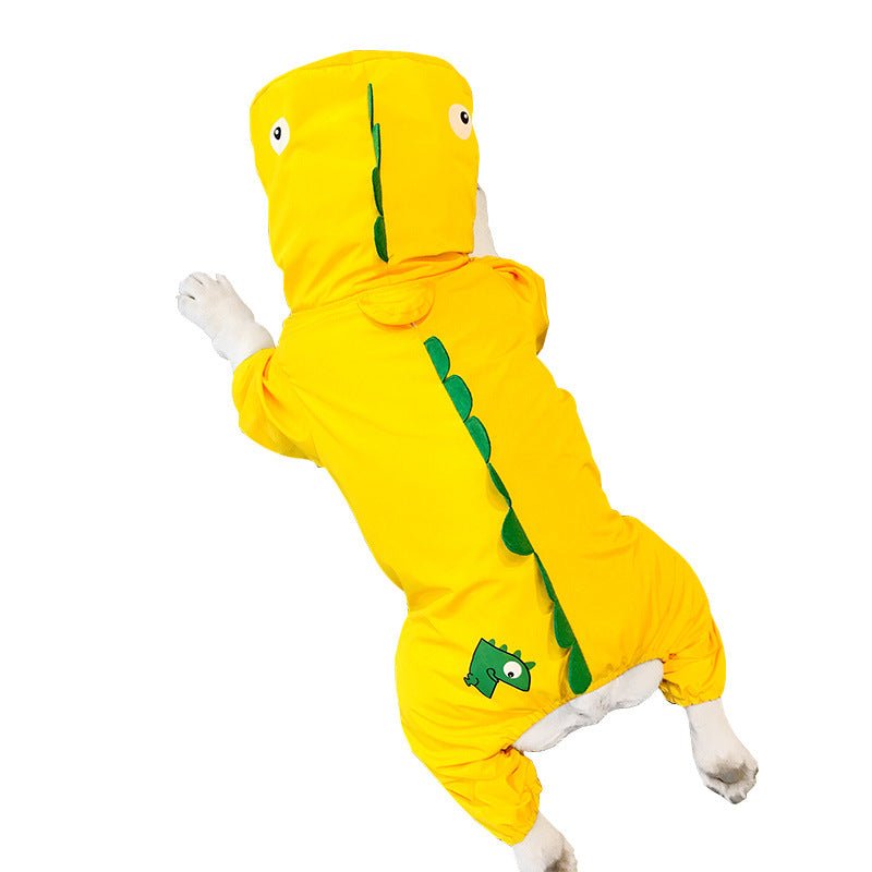 Dinosaur Dog Raincoat | Waterproof Costume | Sizes L–4XL - Pet And Wells