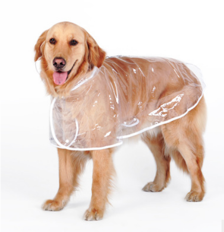 Waterproof Dog Raincoat for Large & Medium Breeds | Sizes XS–4XL
