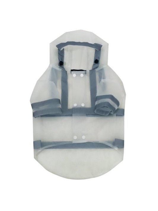Transparent Reflective Dog Raincoat | Waterproof TPU | Sizes S–XXL - Pet And Wells