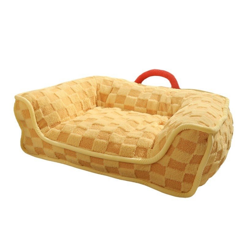 Winter Cat Bed and Mat for Pets - Cozy Dog House - Pet And Wells
